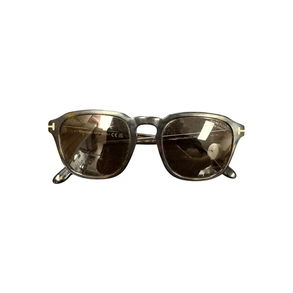 Tom Ford Avery TF931 Sunglasses Mens 52mm Dark Havana Excellent Polarized Italy
